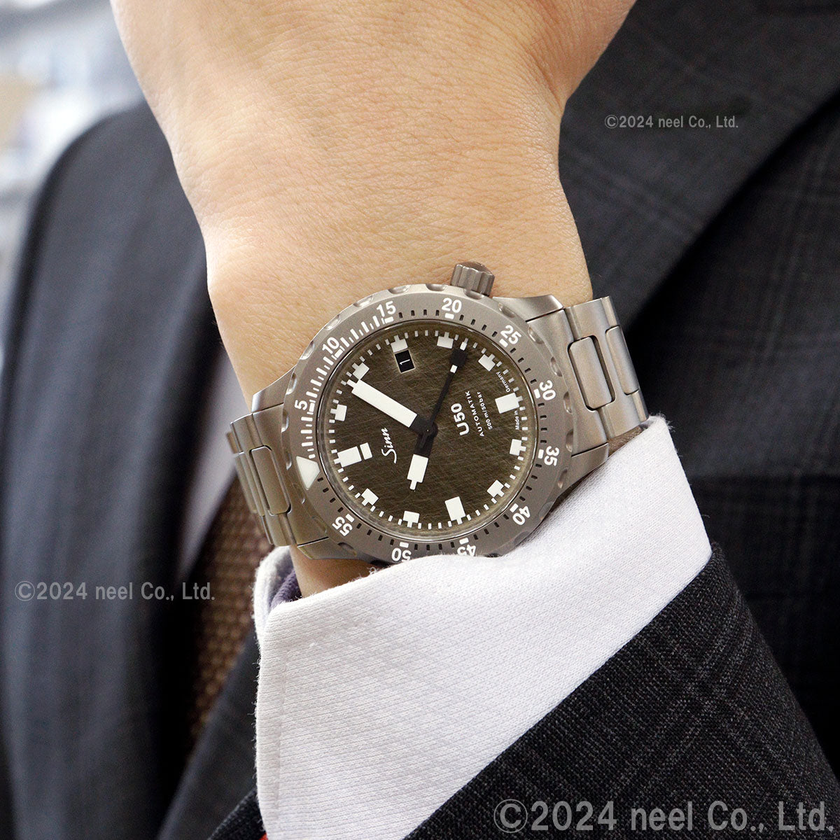 Sinn ジン U50.DS 自動巻き 限定モデル 腕時計 メンズ Diving Watches ダイバーズウォッチ ステンレスバンド ドイツ製【60回分割手数料無料!】