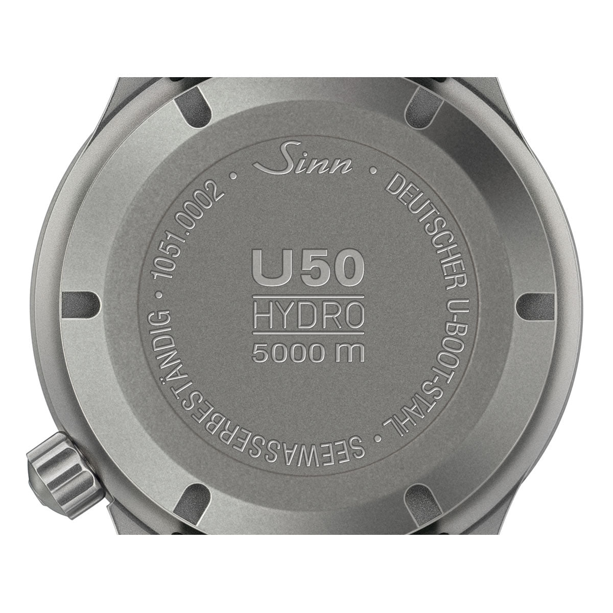【60回分割手数料無料!】Sinn ジン U50.HYDRO 腕時計 メンズ Diving Watches ダイバーズウォッチ ステンレスバンド ドイツ製