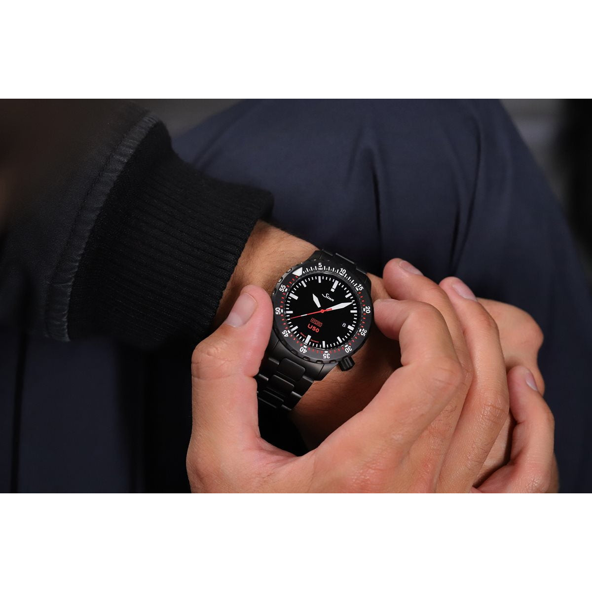 Sinn ジン U50.HYDRO.S 腕時計 メンズ Diving Watches ダイバーズウォッチ ステンレスバンド ドイツ製【60回分割手数料無料!】