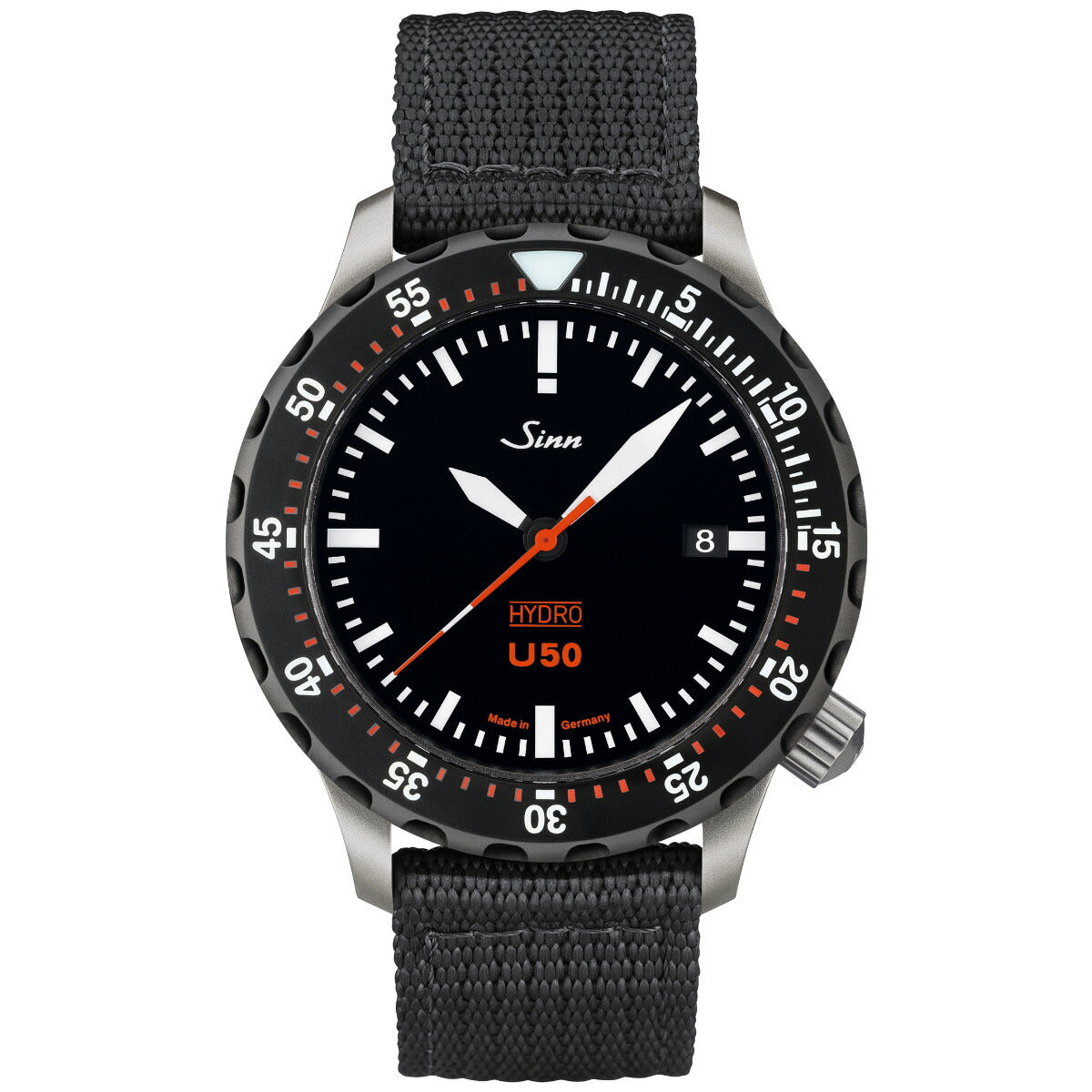 Sinn ジン U50.HYDRO.SDR 腕時計 メンズ Diving Watches ダイバーズウォッチ シリコンストラップ ドイツ製【60回分割手数料無料!】