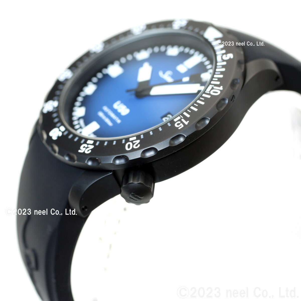 Sinn ジン U50.S.BS 自動巻き 限定モデル 腕時計 メンズ Diving Watches ダイバーズウォッチ シリコンストラップ ドイツ製【60回分割手数料無料!】
