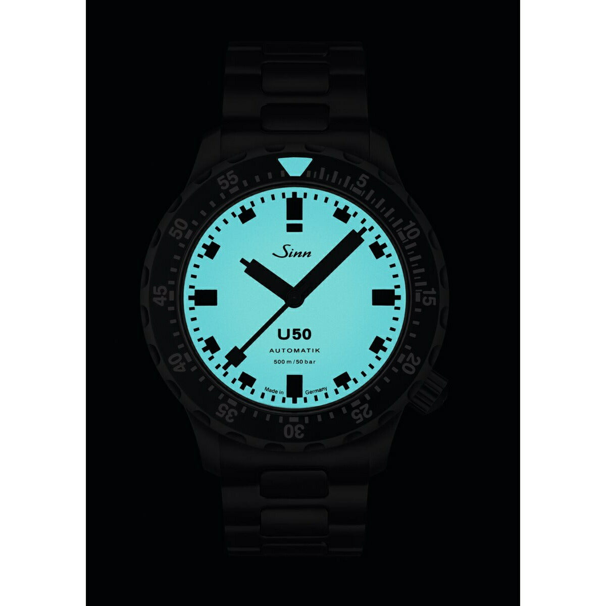 Sinn ジン U50.S.L 限定モデル 腕時計 メンズ Diving Watches ダイバーズウォッチ ステンレスバンド ドイツ製【60回分割手数料無料!】