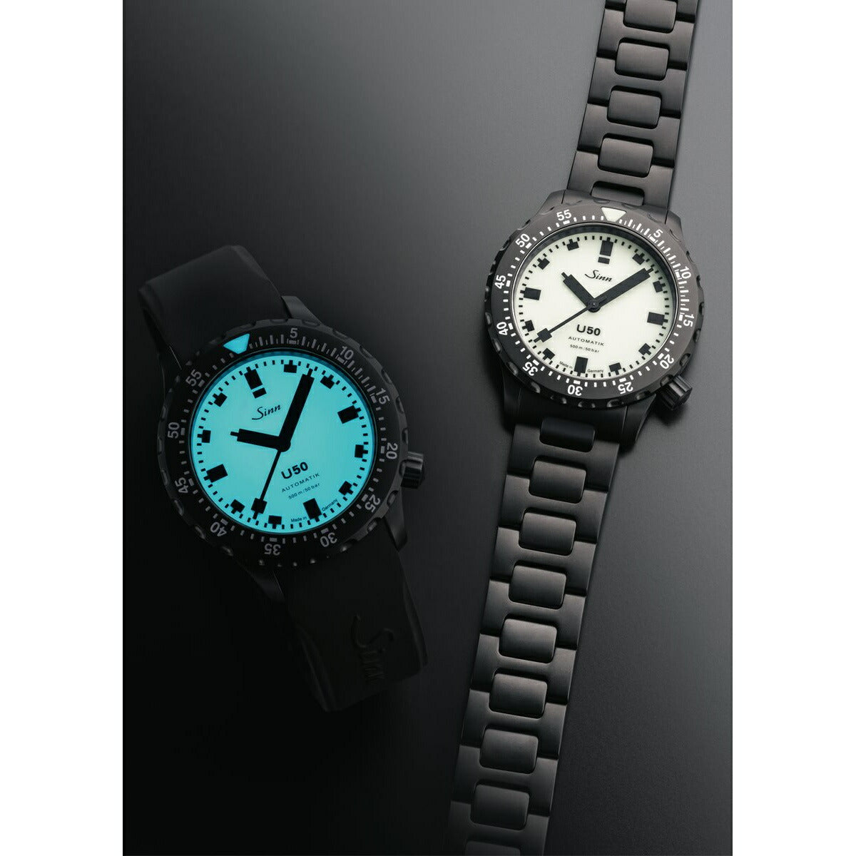Sinn ジン U50.S.L 限定モデル 腕時計 メンズ Diving Watches ダイバーズウォッチ ステンレスバンド ドイツ製【60回分割手数料無料!】