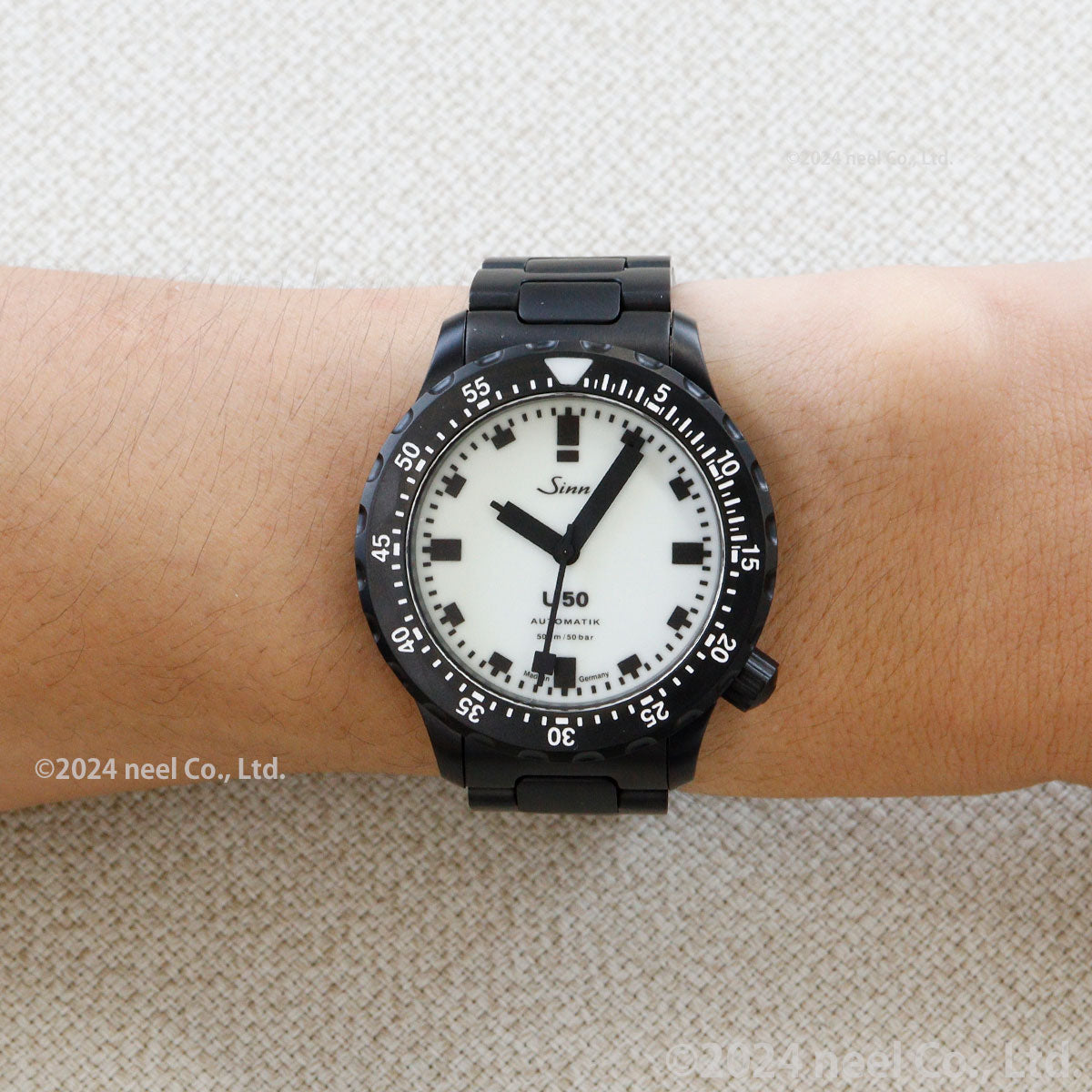 Sinn ジン U50.S.L 限定モデル 腕時計 メンズ Diving Watches ダイバーズウォッチ ステンレスバンド ドイツ製【60回分割手数料無料!】