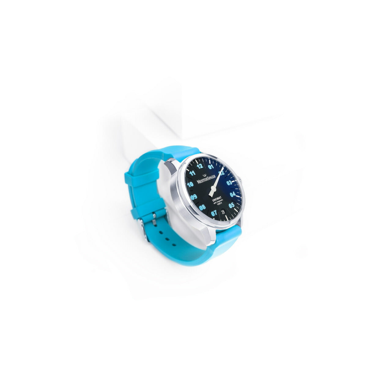 マイスタージンガー MeisterSinger ウノマット ブラック&アークティックブルー Unomat Black with Arctic Blue 自動巻き 腕時計 メンズ UN902BLU【2024 新作】