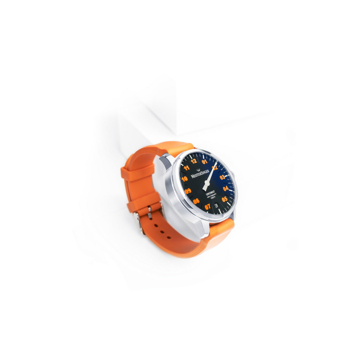 マイスタージンガー MeisterSinger ウノマット ブラック&オレンジ Unomat Black with Orange 自動巻き 腕時計 メンズ UN902OLU【2024 新作】