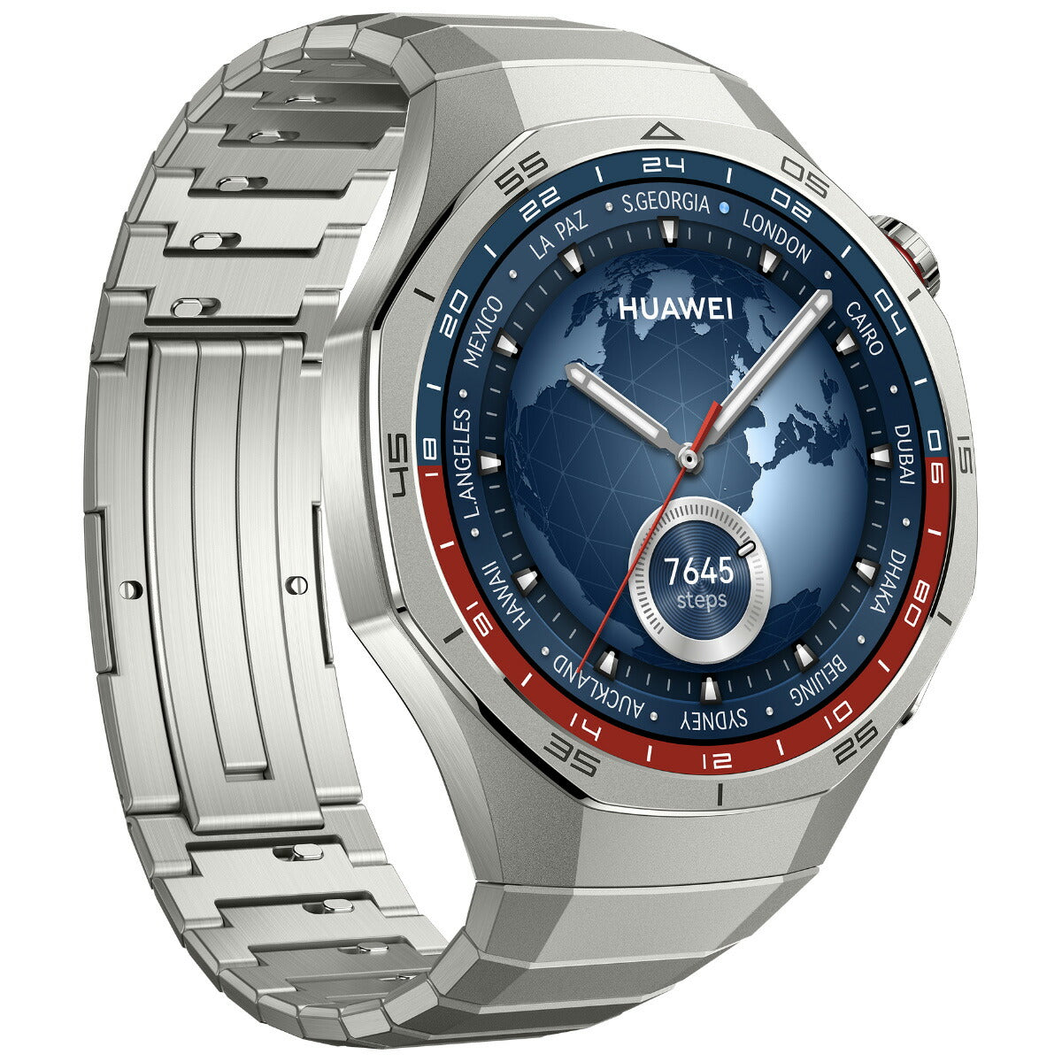 ファーウェイ HUAWEI スマートウォッチ WATCH GT5 PRO 46mm VLI-B29-TI ウェアラブル 血中酸素 ゴルフナビ シルバー 腕時計 メンズ レディース【2024 新作】