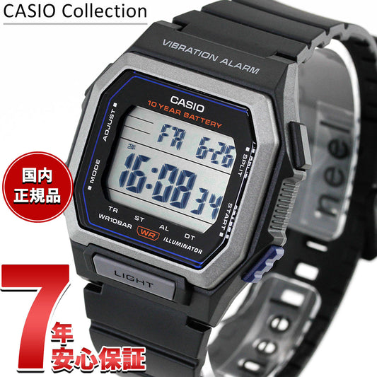 カシオ コレクション CASIO Collection デジタル 腕時計 W-738H-1AJF ブラック【2026 新作】