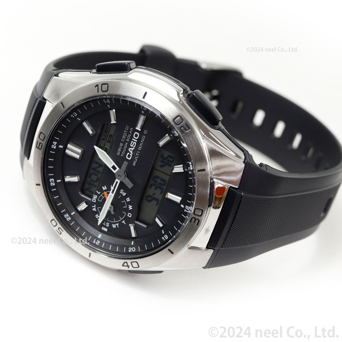 カシオ ウェーブセプター CASIO wave ceptor 電波 ソーラー 電波時計 腕時計 メンズ アナデジ タフソーラー WVA-M650-1AJF