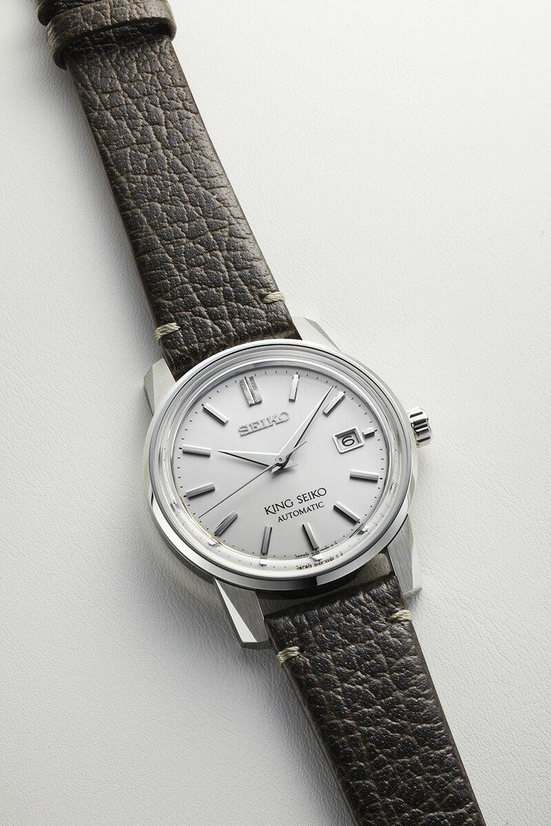 KING SEIKO キングセイコー 専用レザーストラップ(美錠タイプ) オイルマット仕上げ ダークブラウン 替えバンド ベルト【2025 新作】