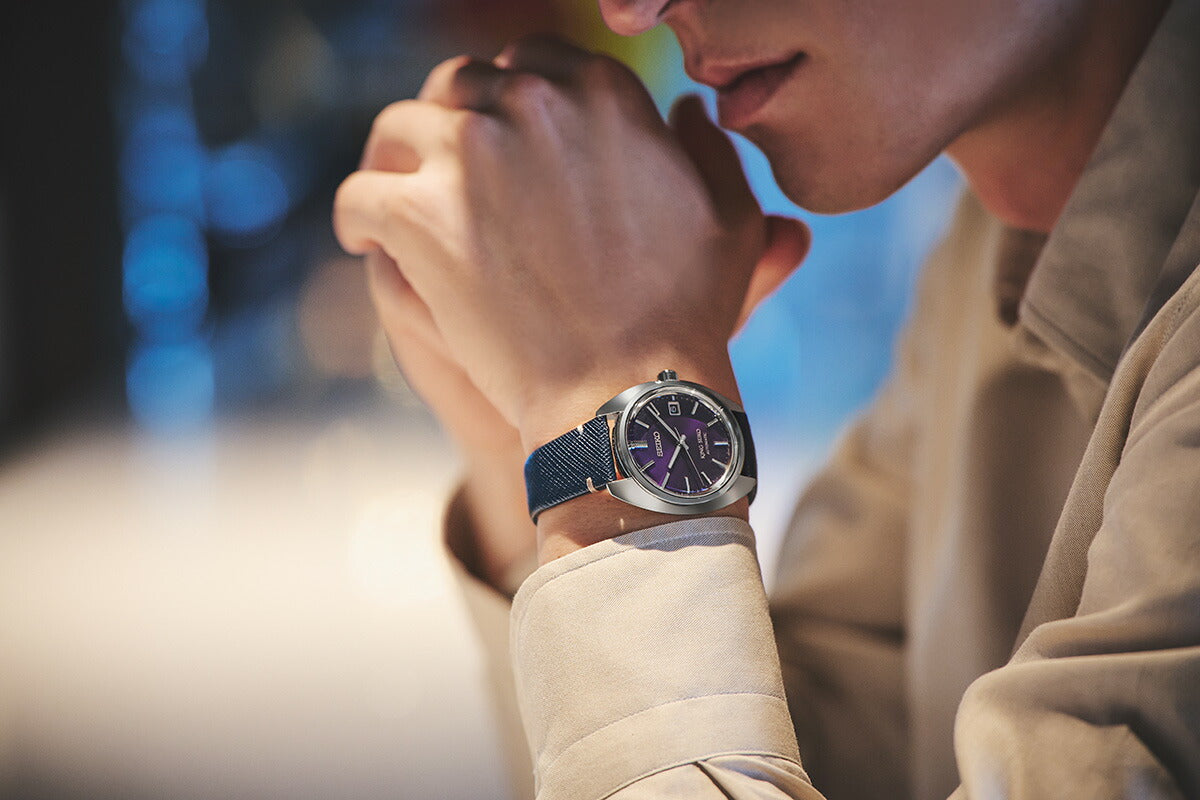 KING SEIKO キングセイコー 専用レザーストラップ(三つ折れ中留タイプ) オイルマット仕上げ ネイビー 替えバンド ベルト【2025 新作】