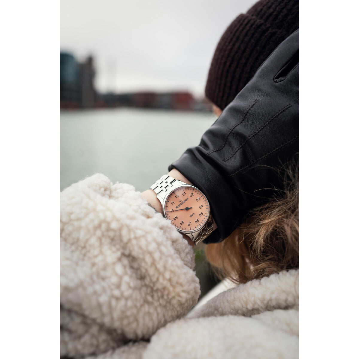 マイスタージンガー MeisterSinger ヤアラ サーモン&シルバー Yaara Salmon with Silver 自動巻き 腕時計 メンズ レディース YA916S【2025 新作】