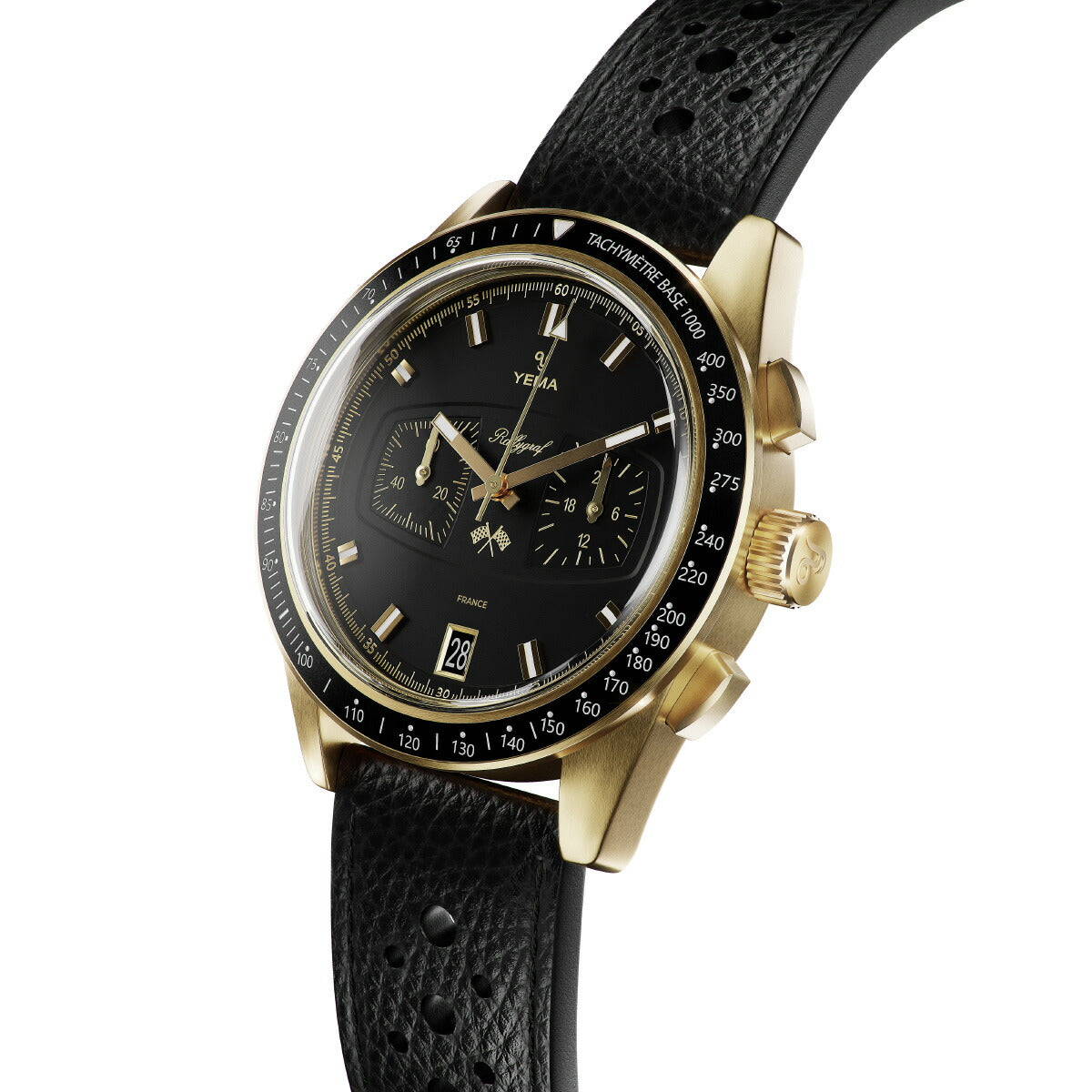 イエマ YEMA ラリーグラフ2 メカ・クォーツ スペシャルエディション 腕時計 メンズ クロノグラフ YMHF1585-AA