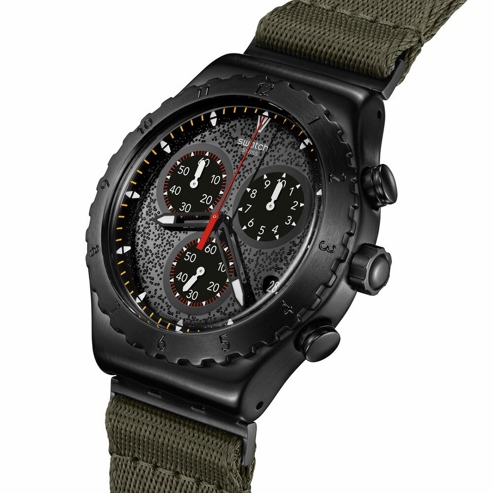 swatch スウォッチ POWER OF NATURE BY THE BONFIRE YVB416 腕時計 メンズ レディース クロノグラフ【2024 新作】