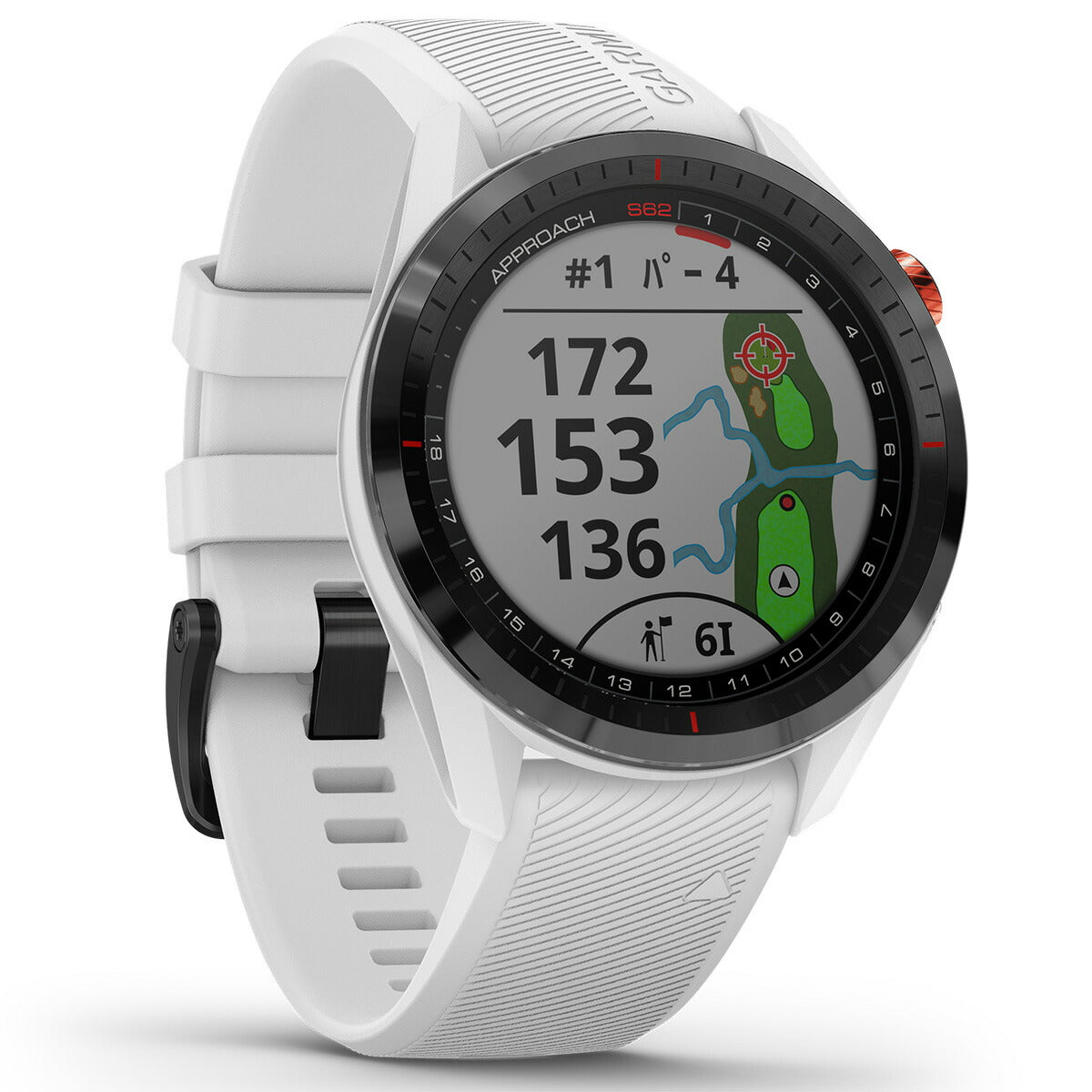 ガーミン GARMIN Approach S62 アプローチ S62 GPS ゴルフウォッチ スマートウォッチ ウェアラブル 腕時計 メンズ レディース ホワイト 010-02200-21