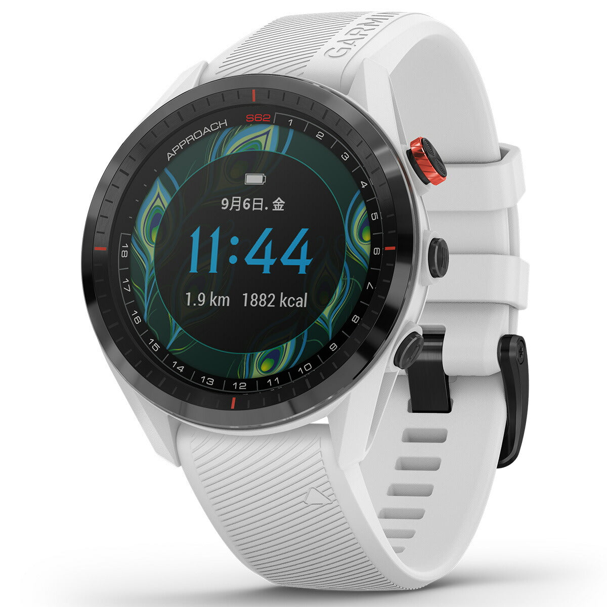 ガーミン GARMIN Approach S62 アプローチ S62 GPS ゴルフウォッチ スマートウォッチ ウェアラブル 腕時計 メンズ レディース ホワイト 010-02200-21