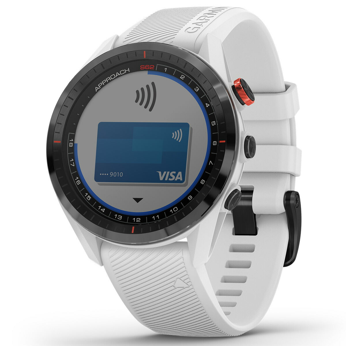 ガーミン GARMIN Approach S62 アプローチ S62 GPS ゴルフウォッチ スマートウォッチ ウェアラブル 腕時計 メンズ レディース ホワイト 010-02200-21