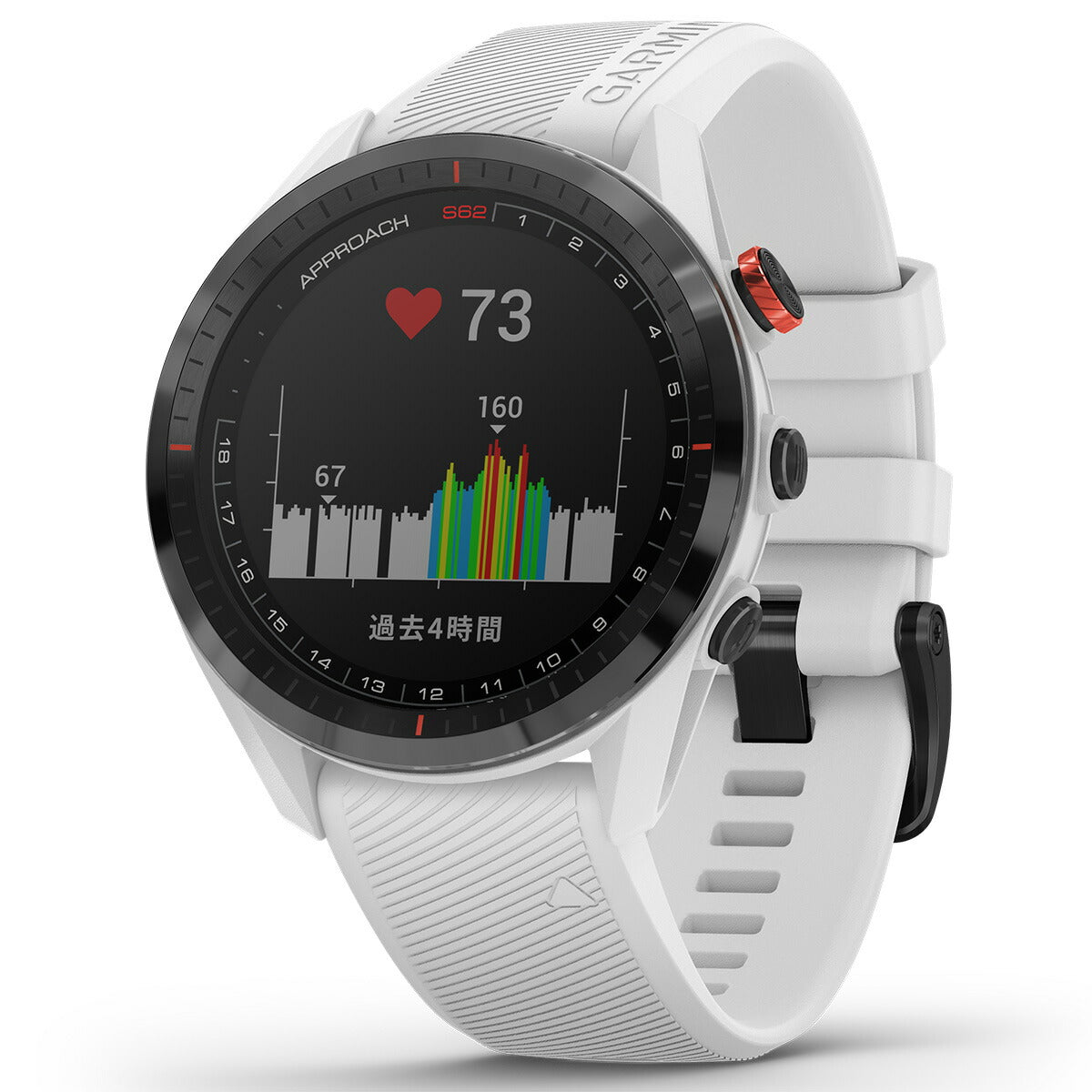 ガーミン GARMIN Approach S62 アプローチ S62 GPS ゴルフウォッチ スマートウォッチ ウェアラブル 腕時計 メンズ レディース ホワイト 010-02200-21