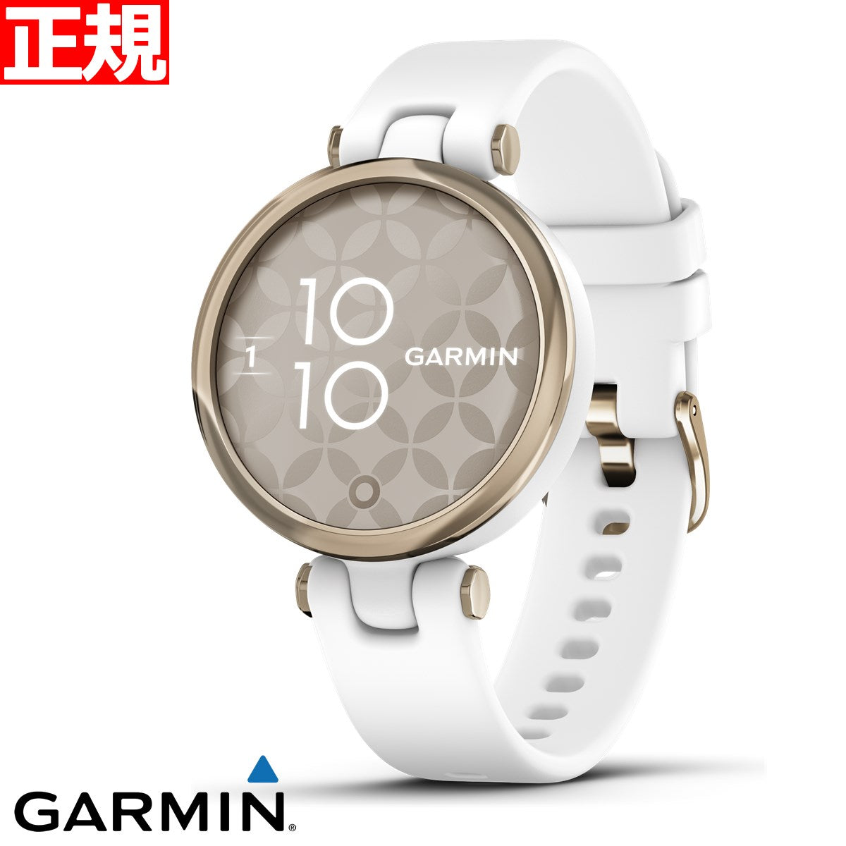 ガーミン GARMIN Lily Sport White/Cream Gold リリィ スポーツ GPS スマートウォッチ ウェアラブル 腕時計 レディース 010-02384-40