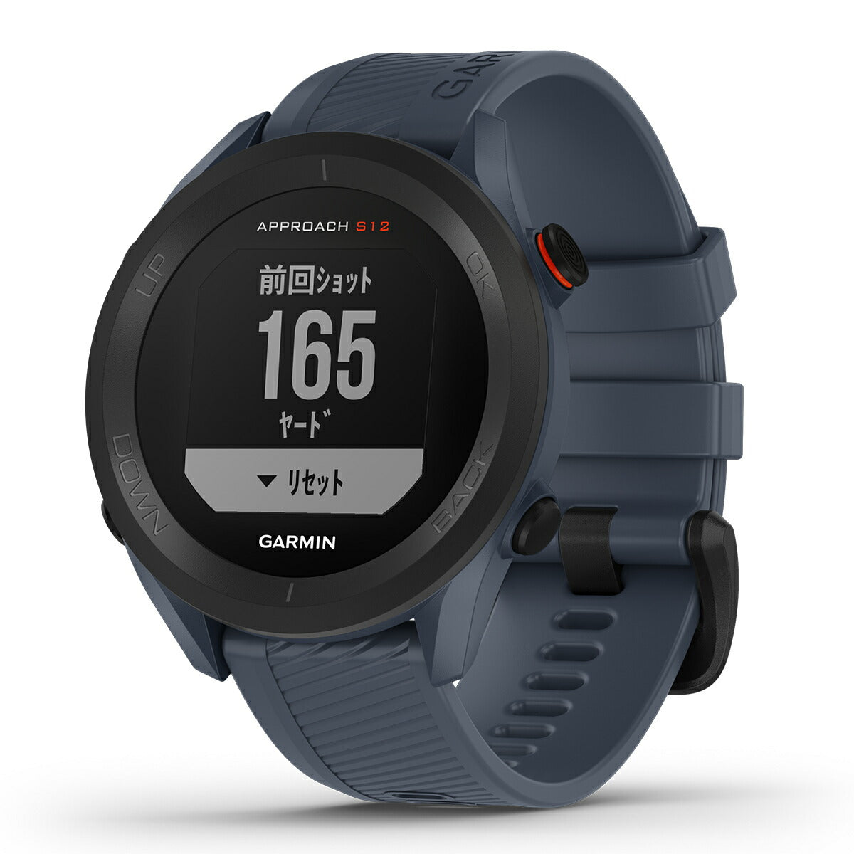 ガーミン GARMIN スマートウォッチ Approach S12 Granite Blue アプローチ S12 グラナイトブルー ゴルフ GPS ウェアラブル 腕時計 メンズ レディース 010-02472-21