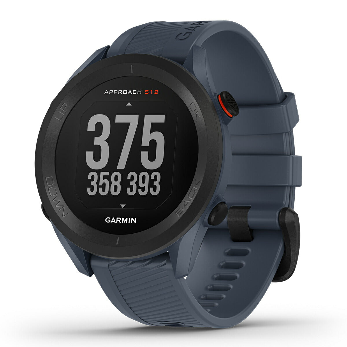 ガーミン GARMIN スマートウォッチ Approach S12 Granite Blue アプローチ S12 グラナイトブルー ゴルフ GPS ウェアラブル 腕時計 メンズ レディース 010-02472-21