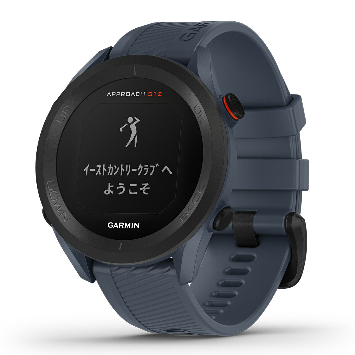 ガーミン GARMIN スマートウォッチ Approach S12 Granite Blue アプローチ S12 グラナイトブルー ゴルフ GPS ウェアラブル 腕時計 メンズ レディース 010-02472-21