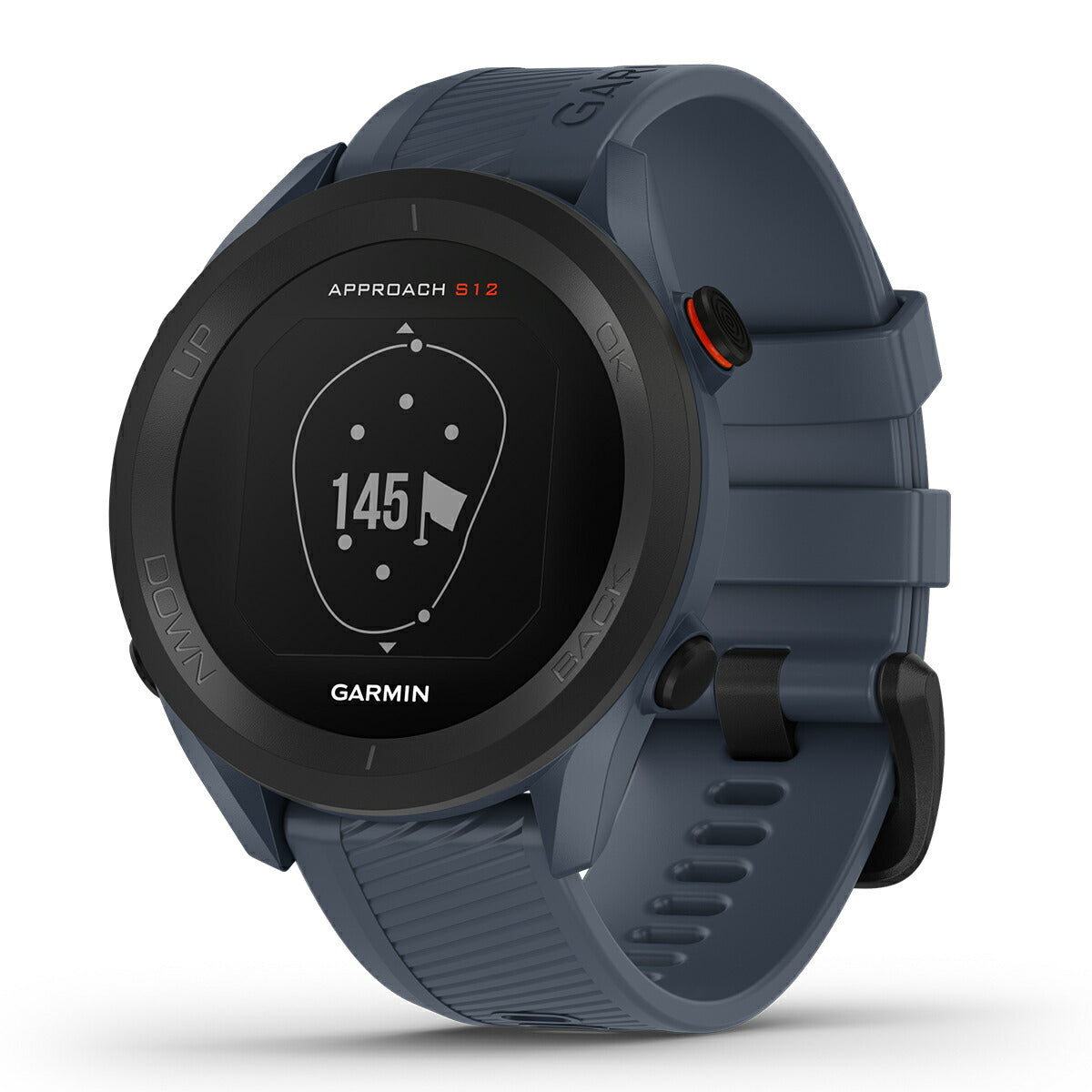 ガーミン GARMIN スマートウォッチ Approach S12 Granite Blue アプローチ S12 グラナイトブルー ゴルフ GPS ウェアラブル 腕時計 メンズ レディース 010-02472-21
