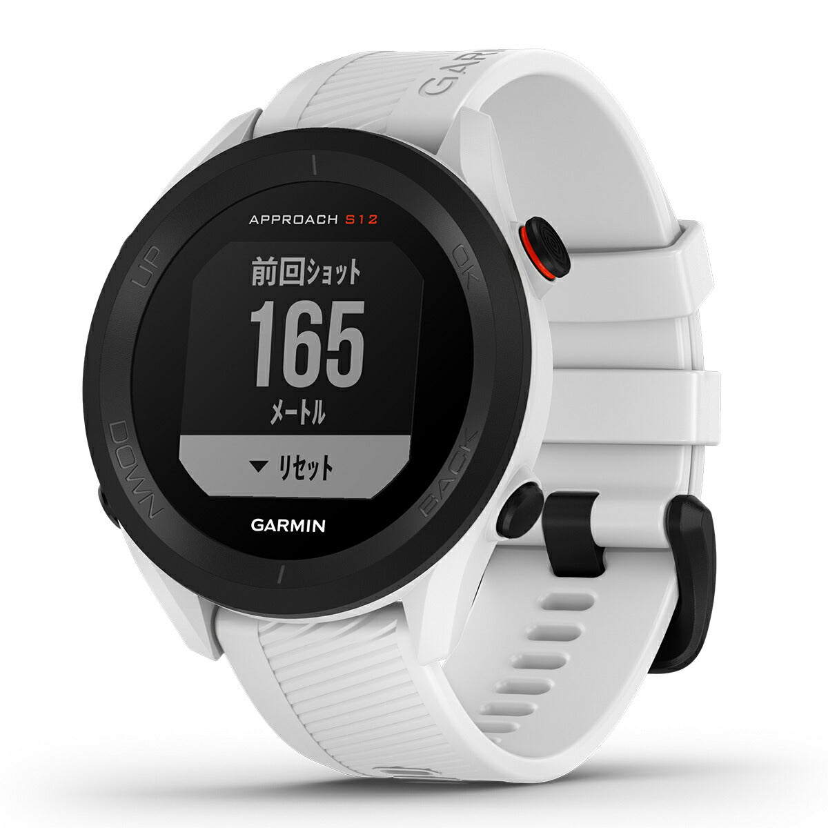 ガーミン GARMIN スマートウォッチ Approach S12 White アプローチ S12 ホワイト ゴルフ GPS ウェアラブル 腕時計 メンズ レディース 010-02472-22