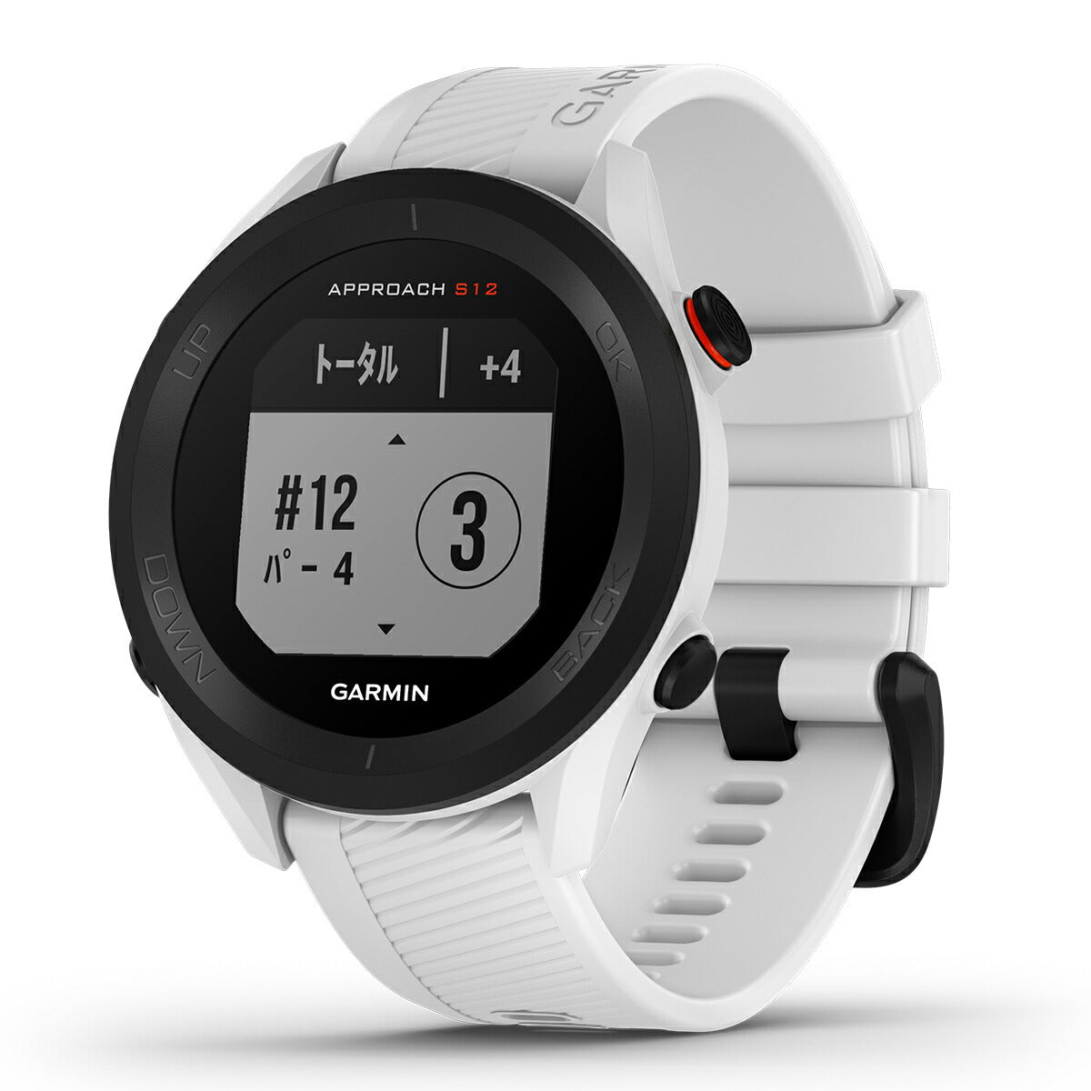 ガーミン GARMIN スマートウォッチ Approach S12 White アプローチ S12 ホワイト ゴルフ GPS ウェアラブル 腕時計 メンズ レディース 010-02472-22