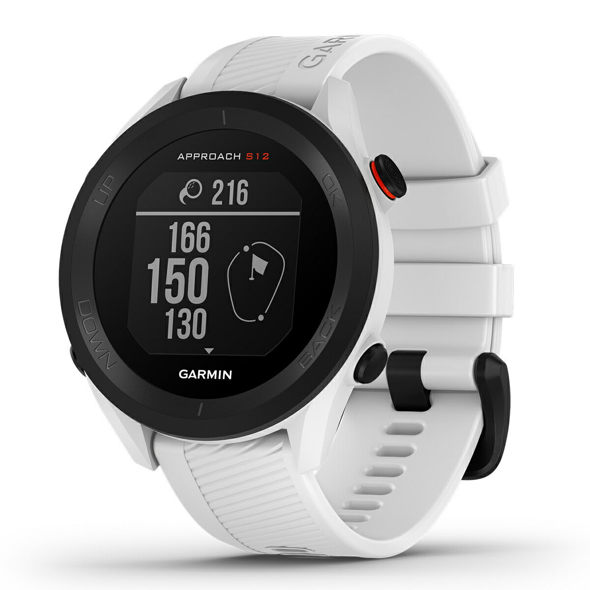 ガーミン GARMIN スマートウォッチ Approach S12 White アプローチ S12 ホワイト ゴルフ GPS ウェアラブル 腕時計 メンズ レディース 010-02472-22