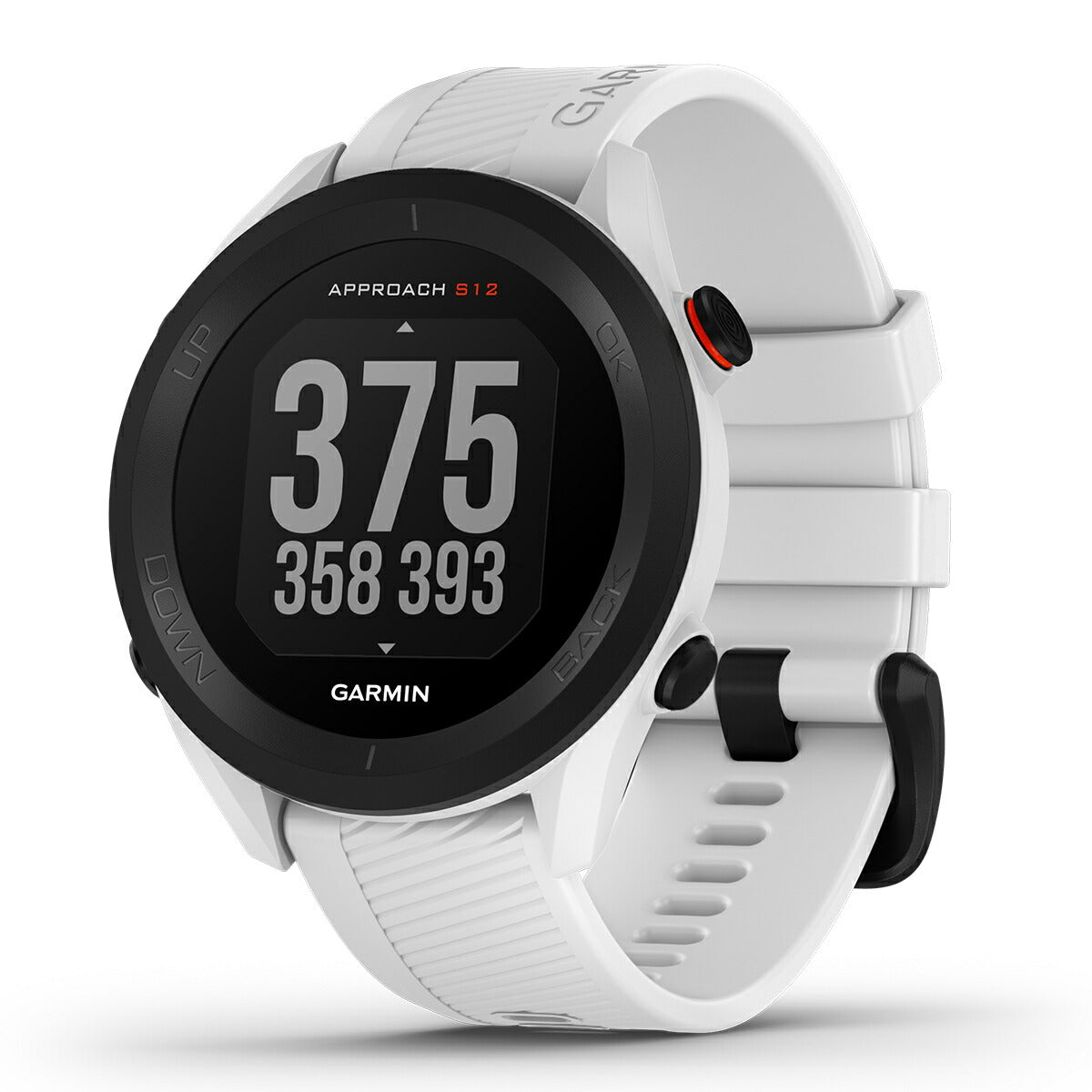 ガーミン GARMIN スマートウォッチ Approach S12 White アプローチ S12 ホワイト ゴルフ GPS ウェアラブル 腕時計 メンズ レディース 010-02472-22