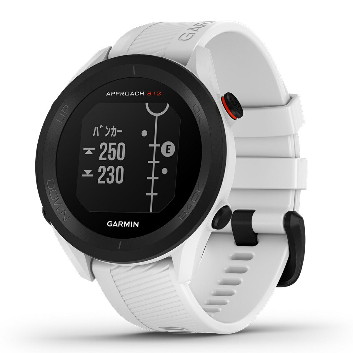ガーミン GARMIN スマートウォッチ Approach S12 White アプローチ S12 ホワイト ゴルフ GPS ウェアラブル 腕時計 メンズ レディース 010-02472-22