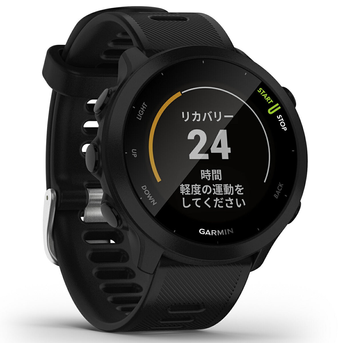 GPSランニングウォッチ ガーミン GARMIN ForeAthlete 55 Black (010-02562-40) スマートウォッチ マラソン 水泳 トレッドミルラン ピラティス ヨガ 心拍計 加速度計 睡眠計 健康管理
