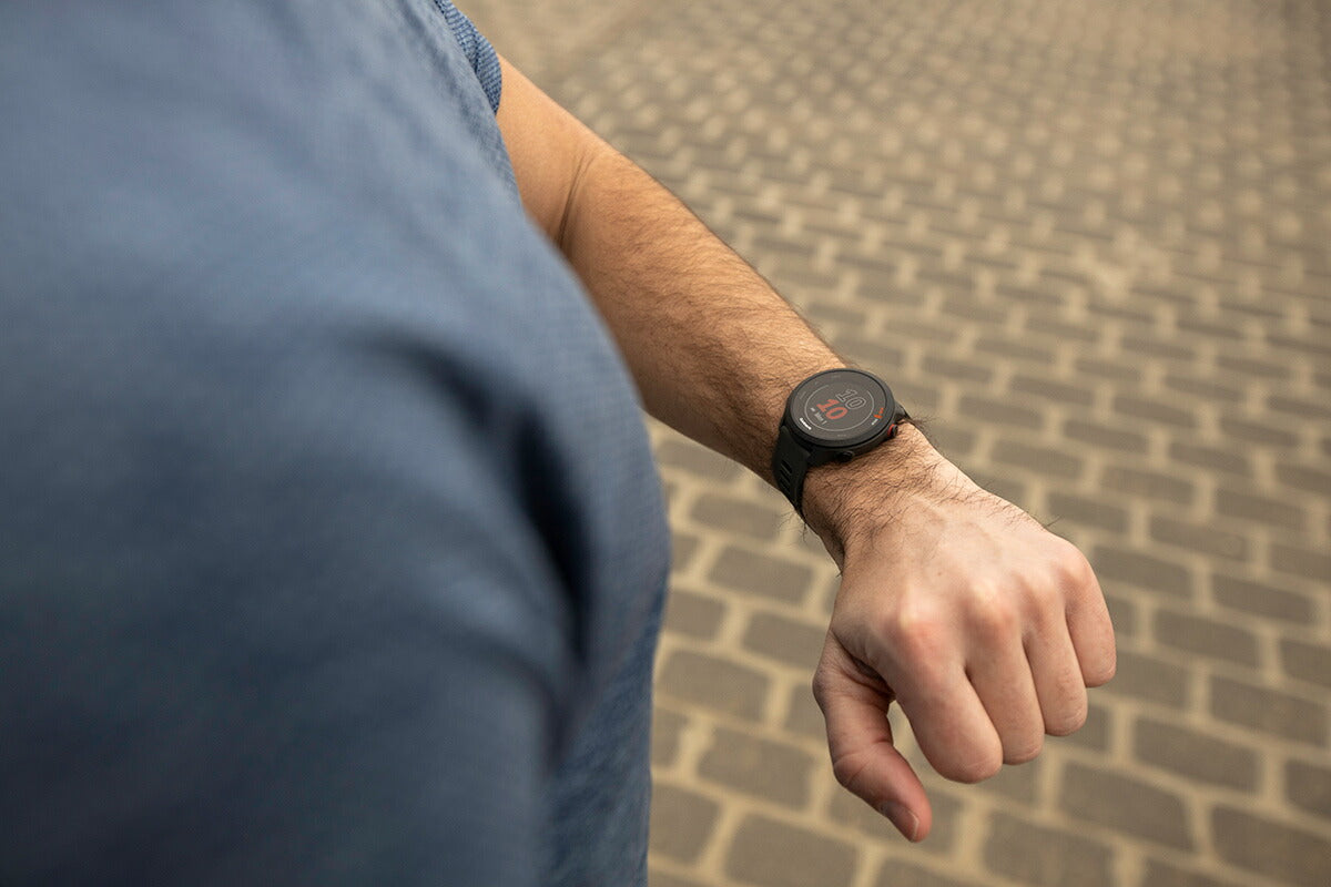 GPSランニングウォッチ ガーミン GARMIN ForeAthlete 55 Black (010-02562-40) スマートウォッチ マラソン 水泳 トレッドミルラン ピラティス ヨガ 心拍計 加速度計 睡眠計 健康管理