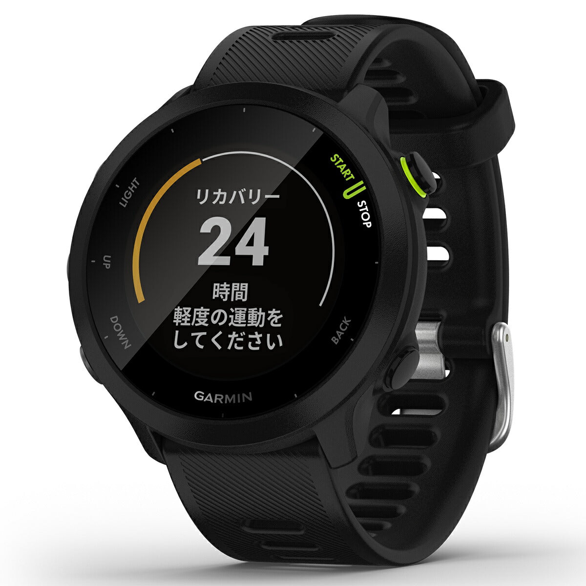GPSランニングウォッチ ガーミン GARMIN ForeAthlete 55 Black (010-02562-40) スマートウォッチ マラソン 水泳 トレッドミルラン ピラティス ヨガ 心拍計 加速度計 睡眠計 健康管理