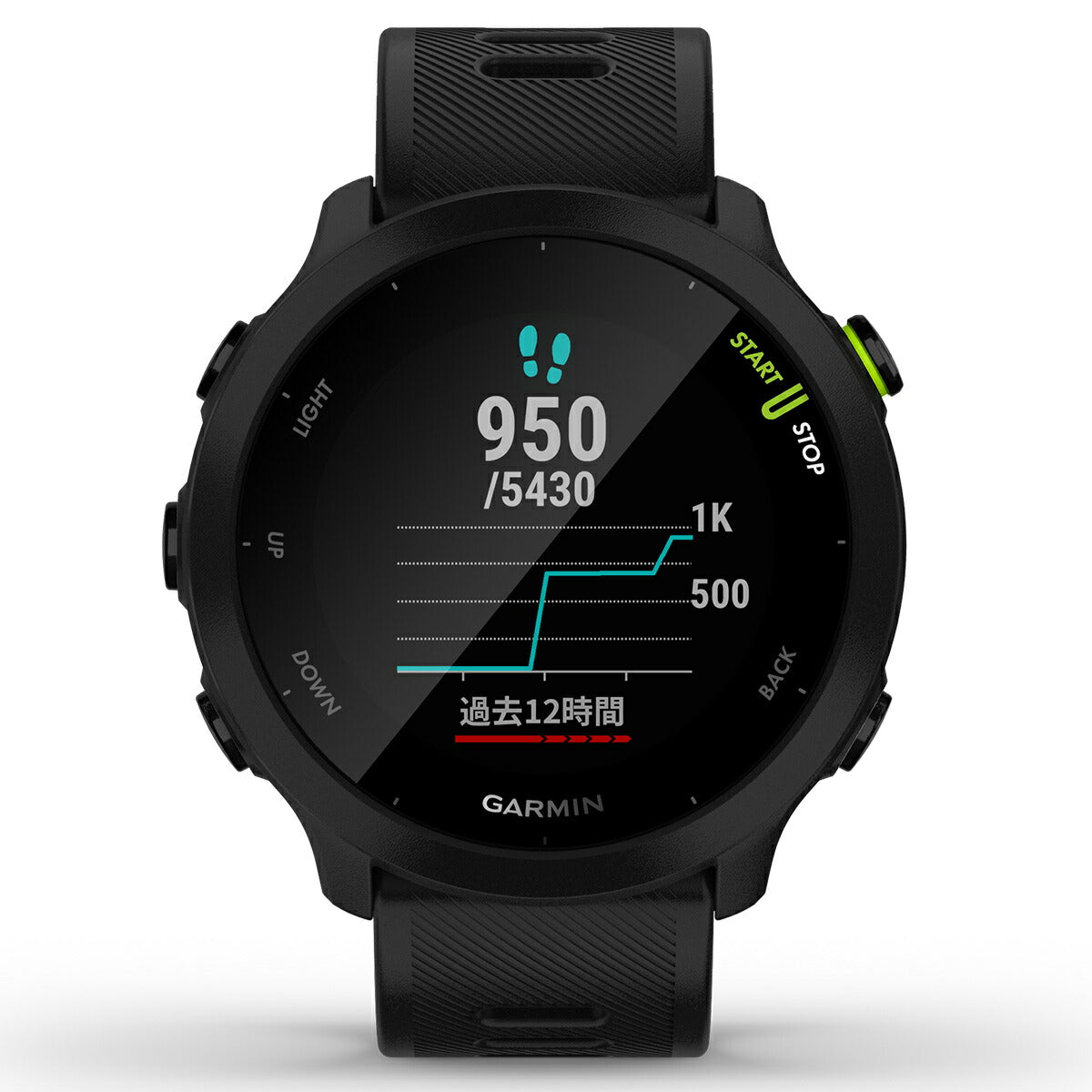 GPSランニングウォッチ ガーミン GARMIN ForeAthlete 55 Black (010-02562-40) スマートウォッチ マラソン 水泳 トレッドミルラン ピラティス ヨガ 心拍計 加速度計 睡眠計 健康管理