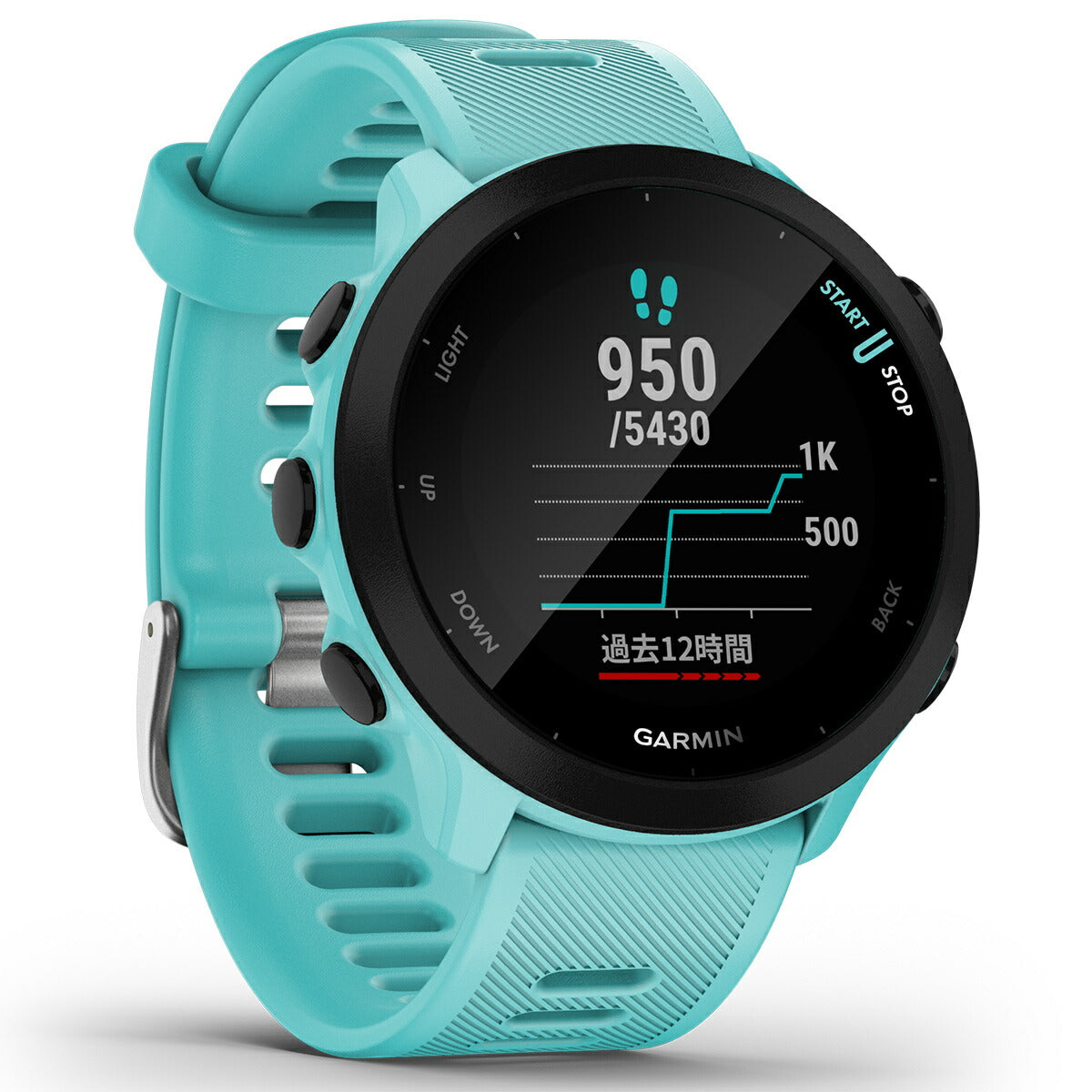 GPSランニングウォッチ ガーミン GARMIN ForeAthlete 55 Aqua (010-02562-42) スマートウォッチ マラソン 水泳 トレッドミルラン ピラティス ヨガ 心拍計 加速度計 睡眠計 健康管理