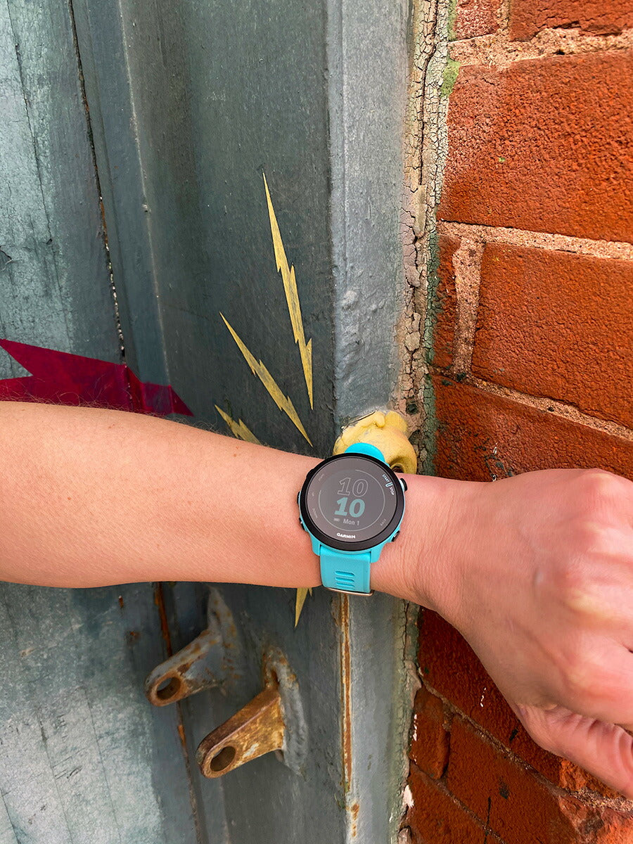 GPSランニングウォッチ ガーミン GARMIN ForeAthlete 55 Aqua (010-02562-42) スマートウォッチ マラソン 水泳 トレッドミルラン ピラティス ヨガ 心拍計 加速度計 睡眠計 健康管理