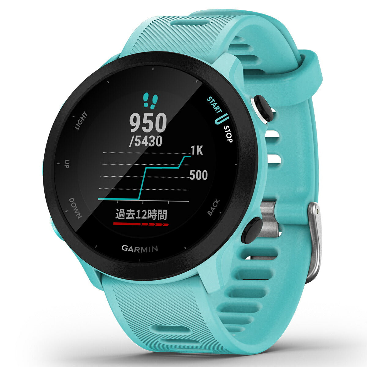 GPSランニングウォッチ ガーミン GARMIN ForeAthlete 55 Aqua (010-02562-42) スマートウォッチ マラソン 水泳 トレッドミルラン ピラティス ヨガ 心拍計 加速度計 睡眠計 健康管理