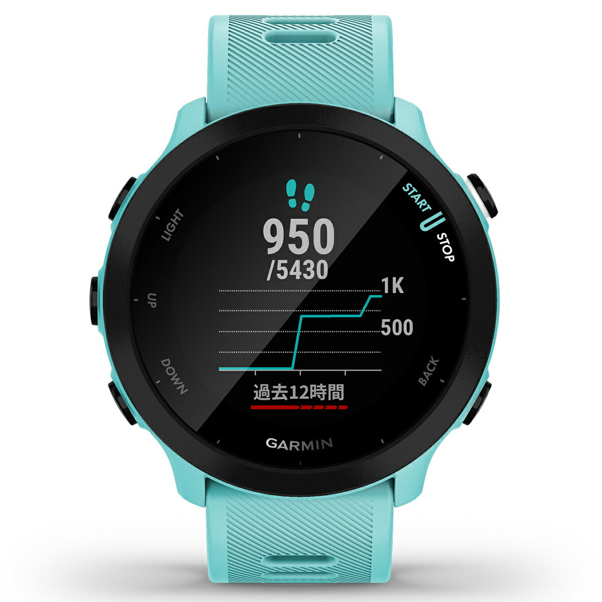 GPSランニングウォッチ ガーミン GARMIN ForeAthlete 55 Aqua (010-02562-42) スマートウォッチ マラソン 水泳 トレッドミルラン ピラティス ヨガ 心拍計 加速度計 睡眠計 健康管理