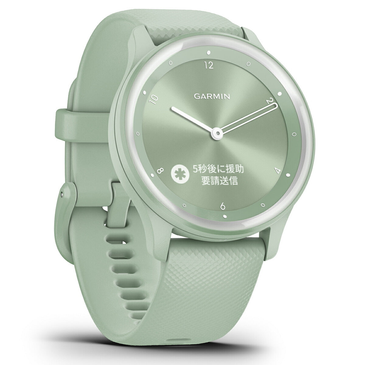 ガーミン GARMIN vivomove Sport ヴィヴォムーヴ スポーツ ライフログ スマートウォッチ 腕時計 メンズ レディース Silver/Cool Mint 010-02566-43
