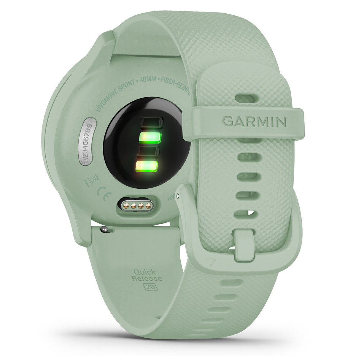 ガーミン GARMIN vivomove Sport ヴィヴォムーヴ スポーツ ライフログ スマートウォッチ 腕時計 メンズ レディース Silver/Cool Mint 010-02566-43