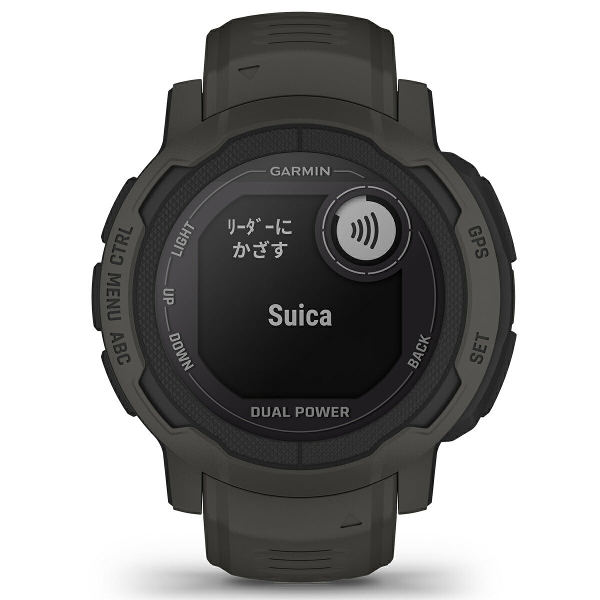 ガーミン GARMIN Instinct 2 Dual Power インスティンクト2 デュアルパワー GPS スマートウォッチ アウトドア 腕時計 メンズ レディース Graphite 010-02627-40