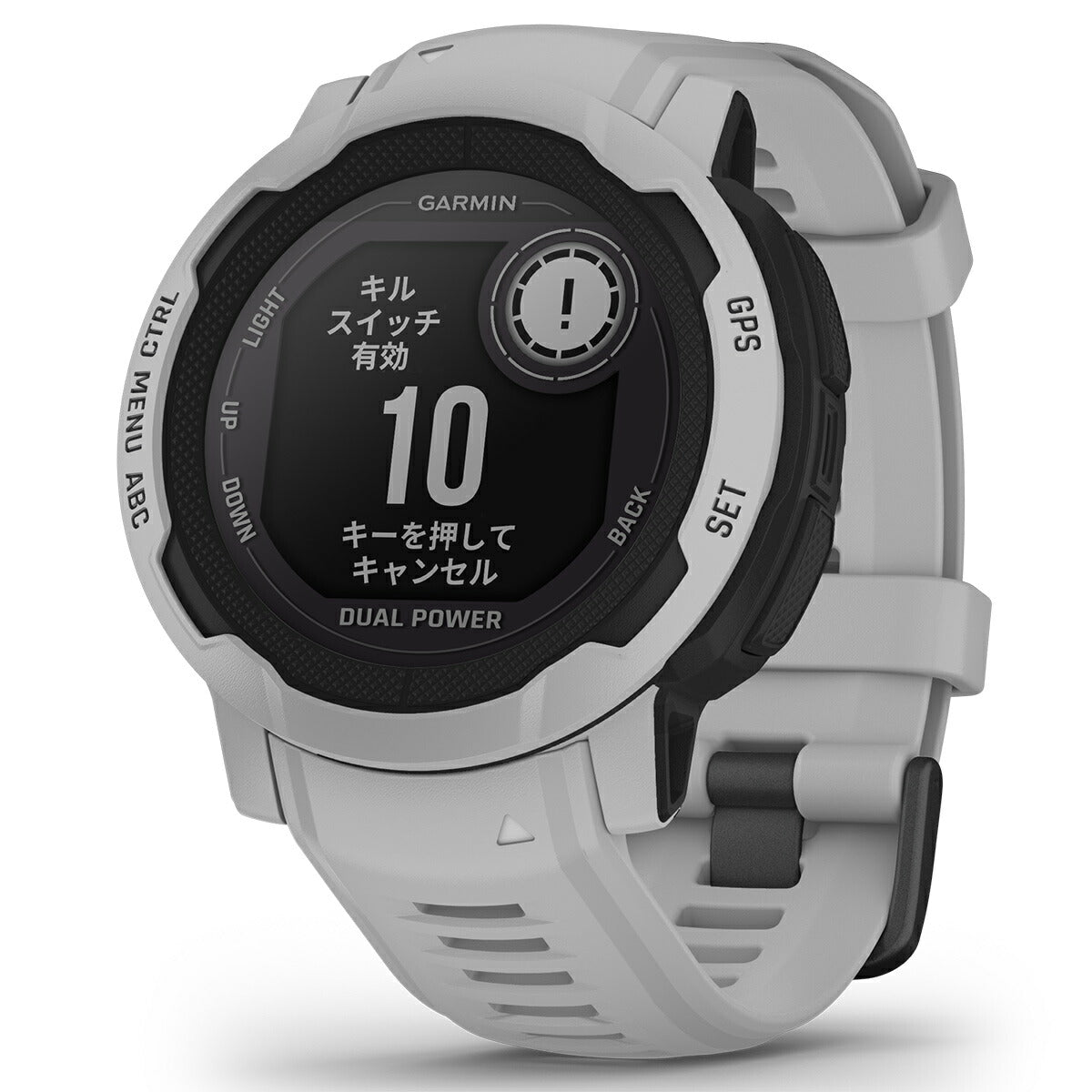 ガーミン GARMIN Instinct 2 Dual Power インスティンクト2 デュアルパワー GPS スマートウォッチ アウトドア 腕時計 メンズ レディース Mist Gray 010-02627-41