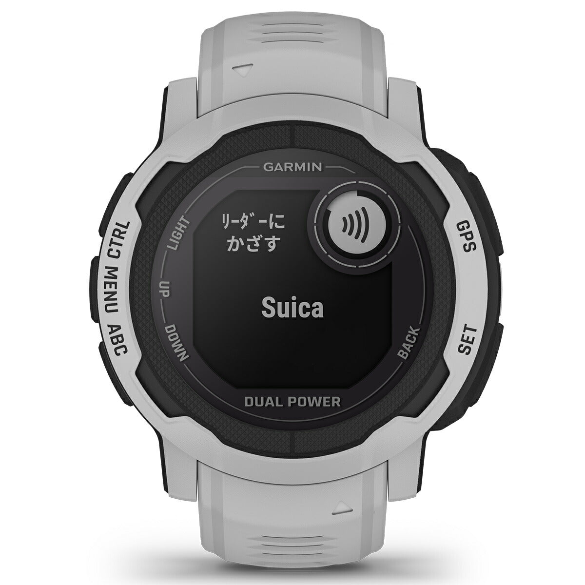 ガーミン GARMIN Instinct 2 Dual Power インスティンクト2 デュアルパワー GPS スマートウォッチ アウトドア 腕時計 メンズ レディース Mist Gray 010-02627-41