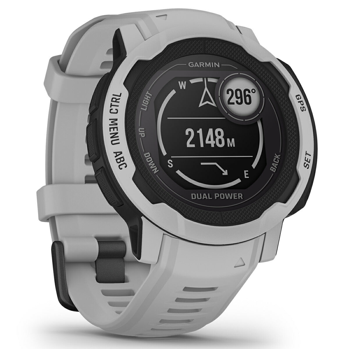ガーミン GARMIN Instinct 2 Dual Power インスティンクト2 デュアルパワー GPS スマートウォッチ アウトドア 腕時計 メンズ レディース Mist Gray 010-02627-41