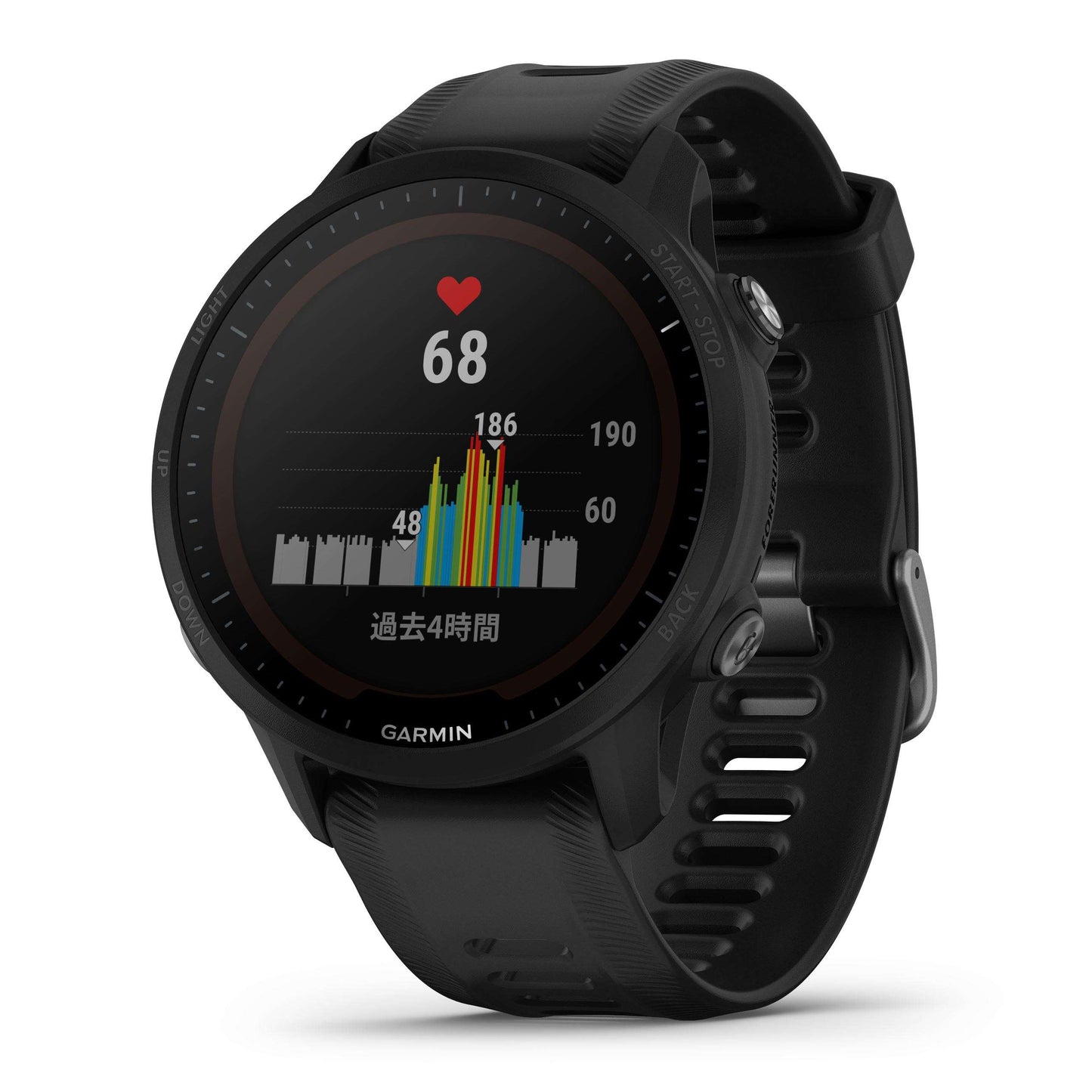 ガーミン GARMIN Forerunner 955 DualPower Black フォアランナー デュアルパワー ブラック GPS ランニング スマートウォッチ ウェアラブル 腕時計 010-02638-D0