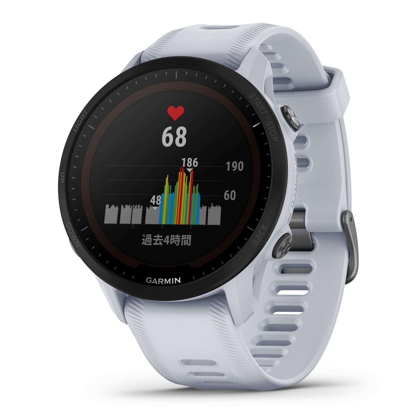 ガーミン GARMIN Forerunner 955 DualPower White フォアランナー デュアルパワー ホワイト GPS ランニング スマートウォッチ ウェアラブル 腕時計 010-02638-D1