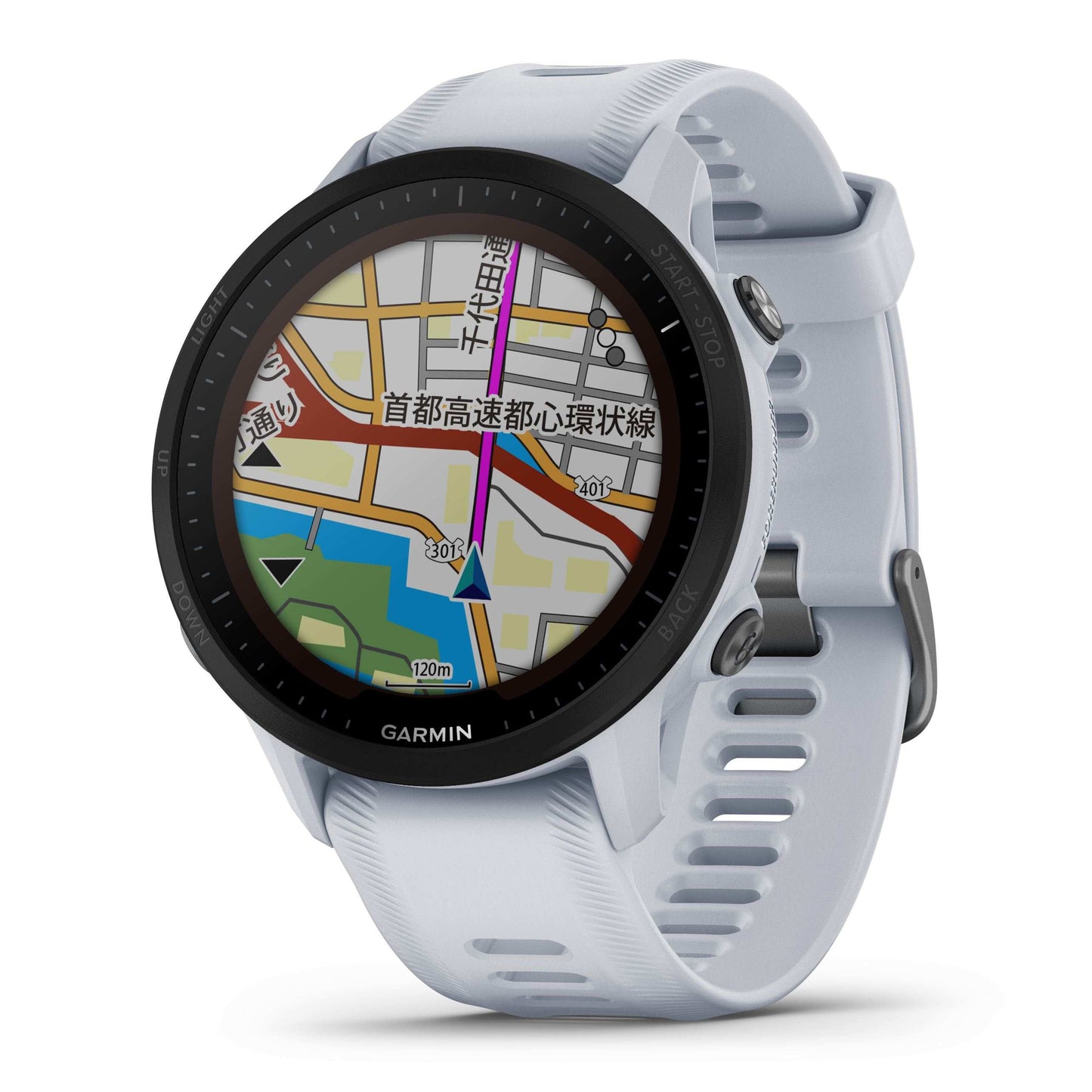 ガーミン GARMIN Forerunner 955 DualPower White フォアランナー デュアルパワー ホワイト GPS ランニング スマートウォッチ ウェアラブル 腕時計 010-02638-D1