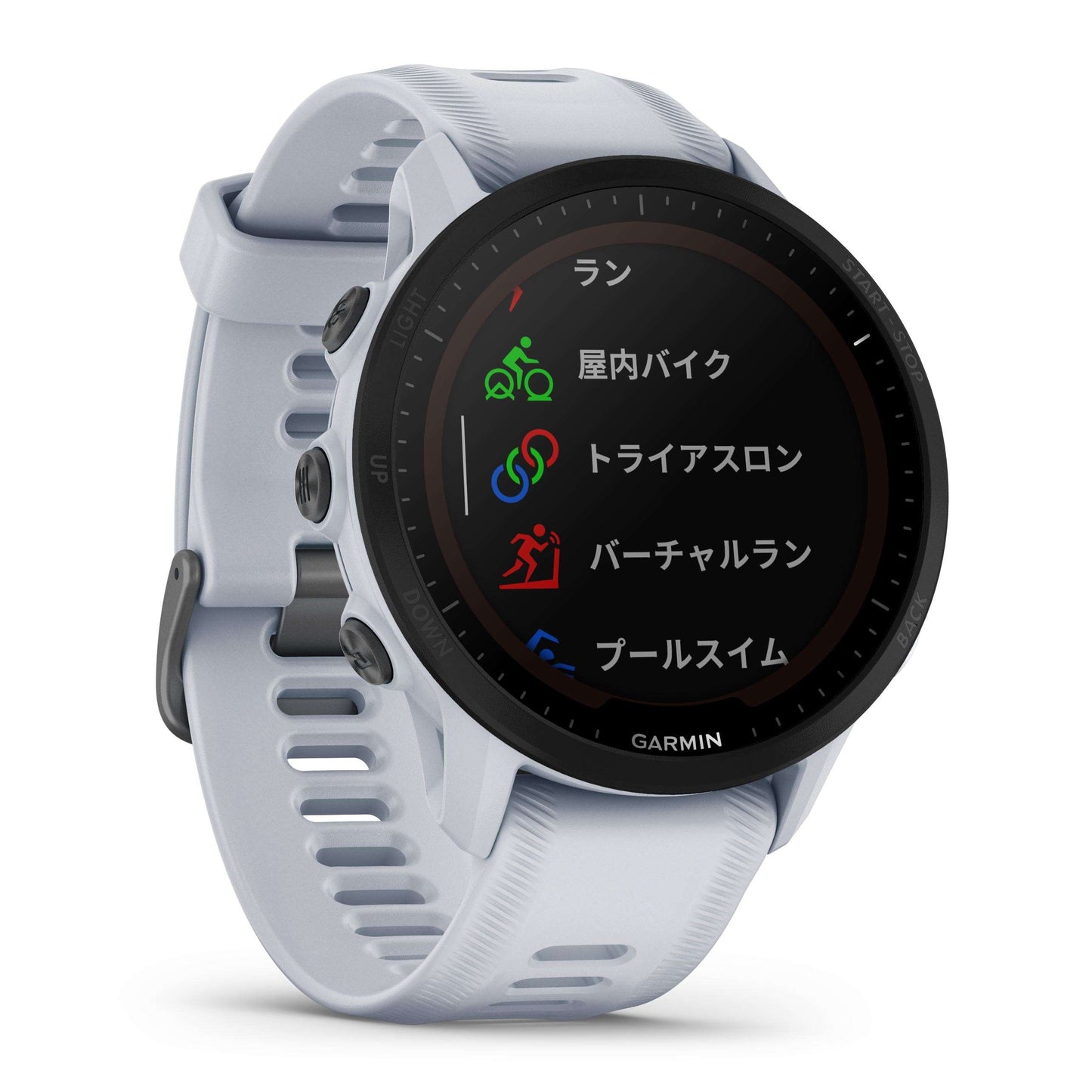 ガーミン GARMIN Forerunner 955 DualPower White フォアランナー デュアルパワー ホワイト GPS ランニング スマートウォッチ ウェアラブル 腕時計 010-02638-D1